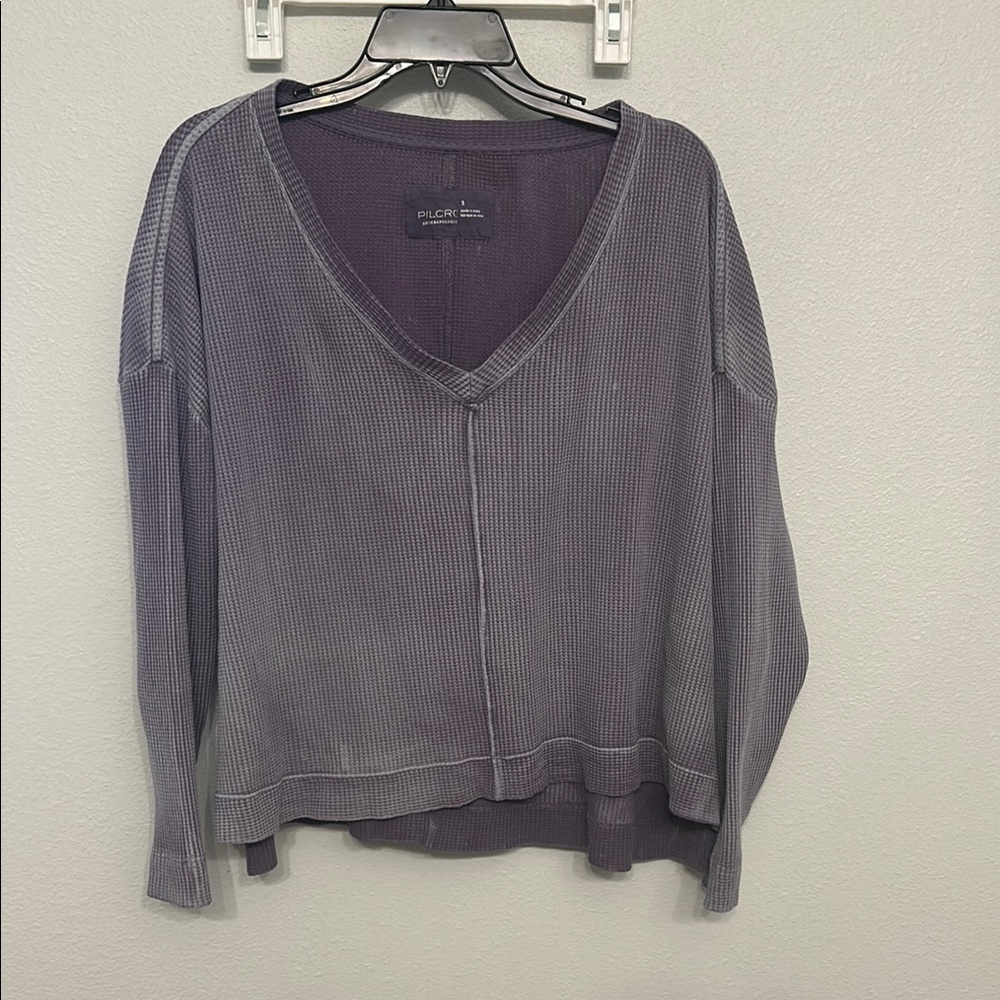 Anthropologie Waffle Knit Shirt